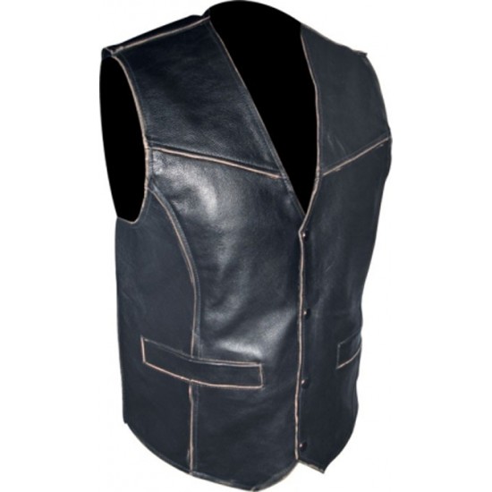 Leather Vest Mens