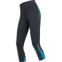 Gym Legging ( Matte Black & Blue )